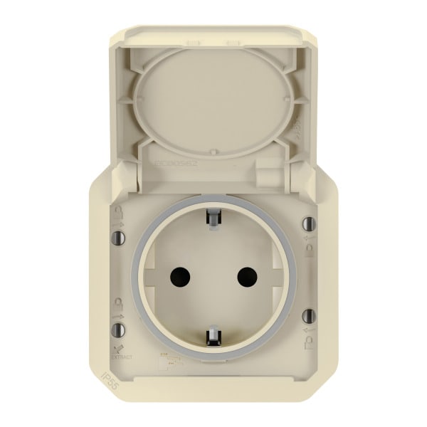 LEGRAND - Plexo New Einsatz Schutzkontakt-Steckdose Steckklemmen, EB, IP44 IK08, Beige