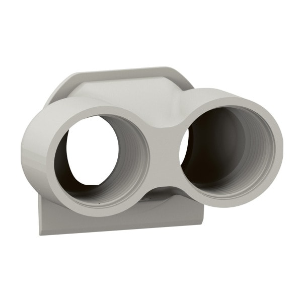 LEGRAND - Plexo New 2-fach Kabeleinführung PG 16 in der Farbe: Grau