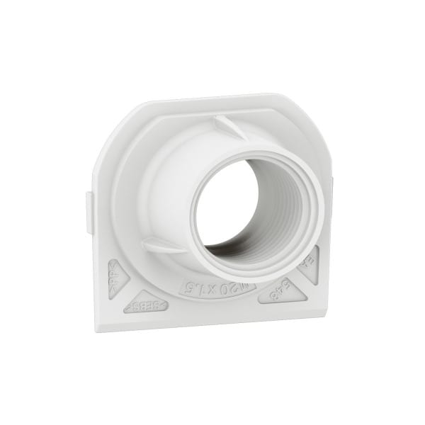 LEGRAND - Plexo New 1-fach Kabeleinführung ISO 20 in der Farbe: Ultraweiß