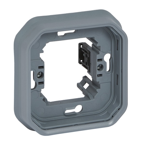 LEGRAND - Plexo New FRUP 1-fach Tragring mit Krallen, in der Farbe: Grau
