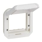 LEGRAND - Plexo New Einsatz Mosaic Adapter mit Klappdeckel in der Farbe: Ultraweiß