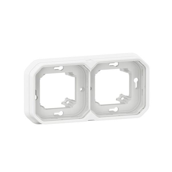 LEGRAND - EXP_KLA Plexo New FRUP 2-fach Tragring, horizontal und vertikal in der Farbe: Ultraweiß