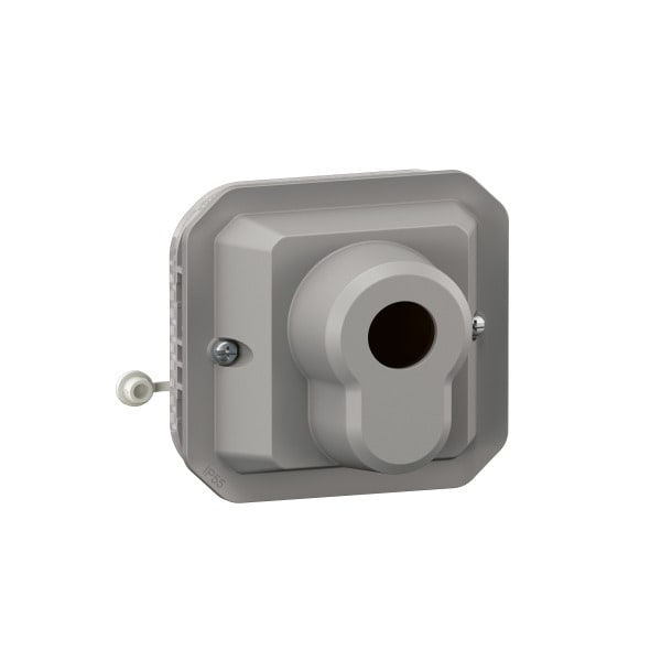 LEGRAND - Plexo New Einsatz Jalousie Schlüsseltast DIN-Halbzy 3-Pos, SK, IP20, IK07, Grau