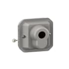 LEGRAND - Plexo New Einsatz Jalousie Schlüsseltast DIN-Halbzy 3-Pos, SK, IP20, IK07, Grau