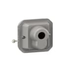 LEGRAND - Plexo New Einsatz Schlüsselschalter DIN-Halbzylinder 2 Pos, IP 20, IK 07, Grau