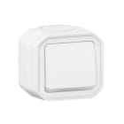 LEGRAND - Plexo New FRAP Taster beleuchtet 10 A, Steckklemmen (SL), IP 55, IK08, Ultraweiß
