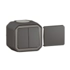 LEGRAND - Plexo New FRAP Multifunktionsschalt 10AX/Taster 10A, SL, IP55, IK08, Anthrazit