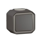 LEGRAND - Plexo New FRAP Taster 10 A, Steckklemmen (SL), IP55, IK08, Anthrazit