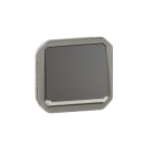 LEGRAND - Plexo New Einsatz Wechselschalter beleuchtet 10AX, Steckklem,IP55,IK08,Anthrazit