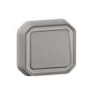 LEGRAND - Plexo New FRUP Wechselschalter 10 AX, Steckklemmen (SL), IP 55, IK 08, Grau
