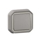 LEGRAND - Plexo New FRUP Wechselschalter mit Krallen 10AX, Steckklemmen, IP55, IK08, Grau