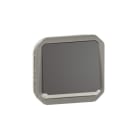LEGRAND - Plexo New Einsatz Taster Wechselkontakt bel 10A, Steckklem, IP55 IK08, Anthrazit