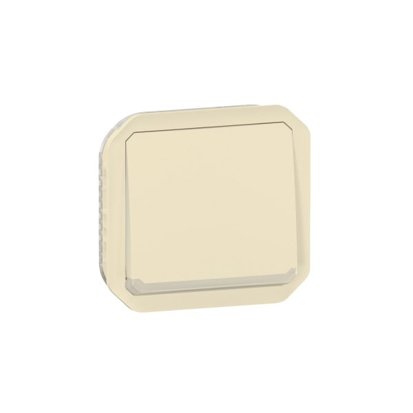 LEGRAND - Plexo New Einsatz Taster Wechselk. beleuchtet 10A, Steckklemmen,IP55 IK08, Beige