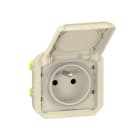 LEGRAND - Plexo New Einsatz Steckdose F/B Std Steckklemmen EB, IP55, IK 08, Beige