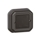 LEGRAND - Plexo New with Netatmo Wandsender Licht 2-fach, IP 55, Farbe: Anthrazit