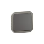 LEGRAND - Plexo New Einsatz Taster Wechselkontakt 10 A, Steckklemmen, IP55 IK08, Anthrazit