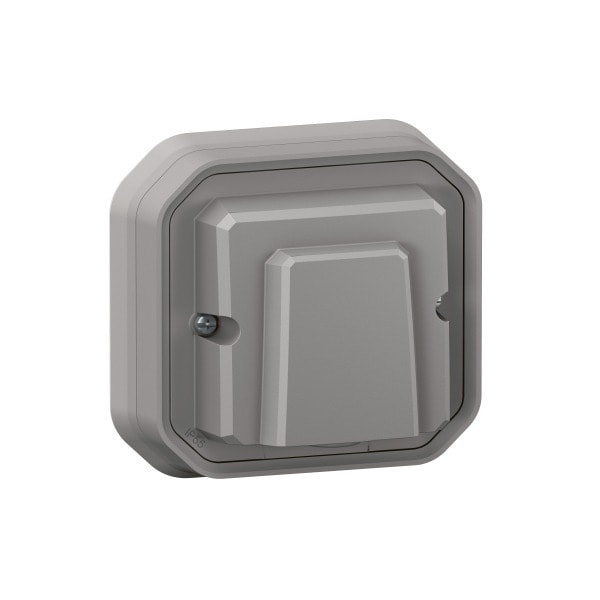 LEGRAND - Plexo New FRUP Kabelauslass mit Zugentlastung, IP 55, Grau