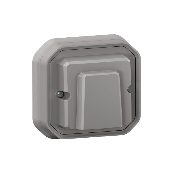 LEGRAND - Plexo New FRUP Kabelauslass mit Klemmen, IP 55, in der Farbe: Grau