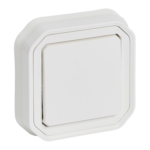 LEGRAND - Plexo New FRUP Wechselschalter+Krallen 10AX, Steckklemmen ,IP55, IK08, Ultraweiß