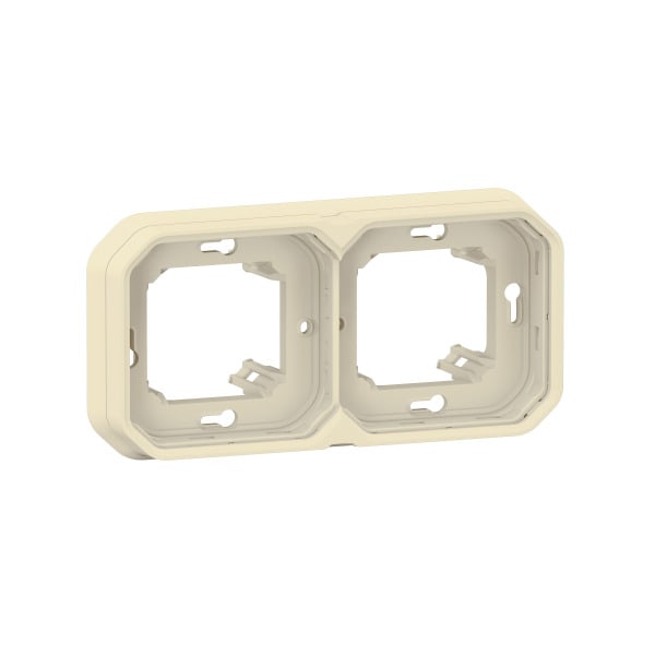 LEGRAND - Plexo New FRUP 2-fach Tragring, horizontal und vertikal in der Farbe: Beige