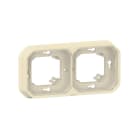 LEGRAND - Plexo New FRUP 2-fach Tragring, horizontal und vertikal in der Farbe: Beige