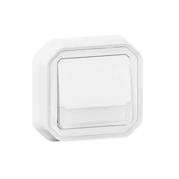LEGRAND - Plexo New FRUP Taster Wechselkont bel, Beschriftung 10A, Steckklem,IP55 IK08, UW