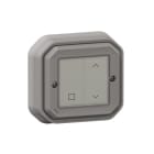 LEGRAND - Plexo New with Netatmo Wandsender Rollladen, IP 55, Farbe: Grau