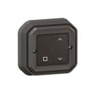 LEGRAND - Plexo New with Netatmo Wandsender Rollladen, IP 55, Farbe: Anthrazit