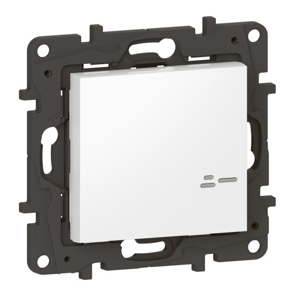 LEGRAND - Niloe Step with Netatmo Wandsender Licht 1-Fach, Farbe: Ultraweiß