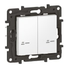 LEGRAND - Niloe Step with Netatmo Serienschalter 2 x 250W pro Kanal Farbe: Ultraweiss