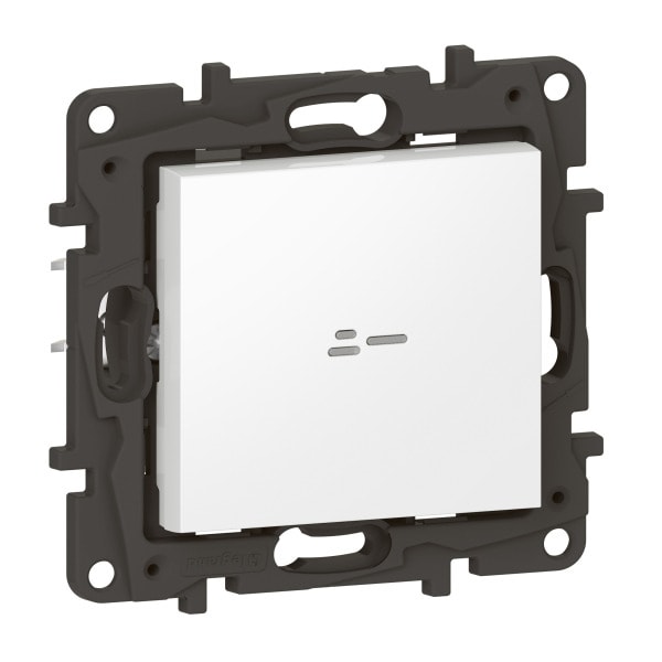 LEGRAND - Niloe Step with Netatmo Schalter/Dimmer mit Neutralleiter, Farbe: Ultraweiß