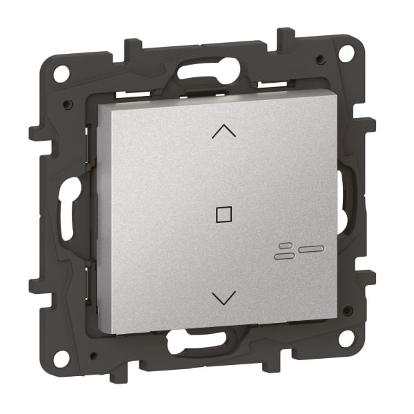 LEGRAND - Niloe Step with Netatmo Wandsender Rollladen, Farbe: Aluminium