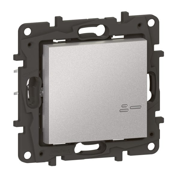LEGRAND - Niloe Step with Netatmo Schalter/Dimmer, Farbe: Aluminium