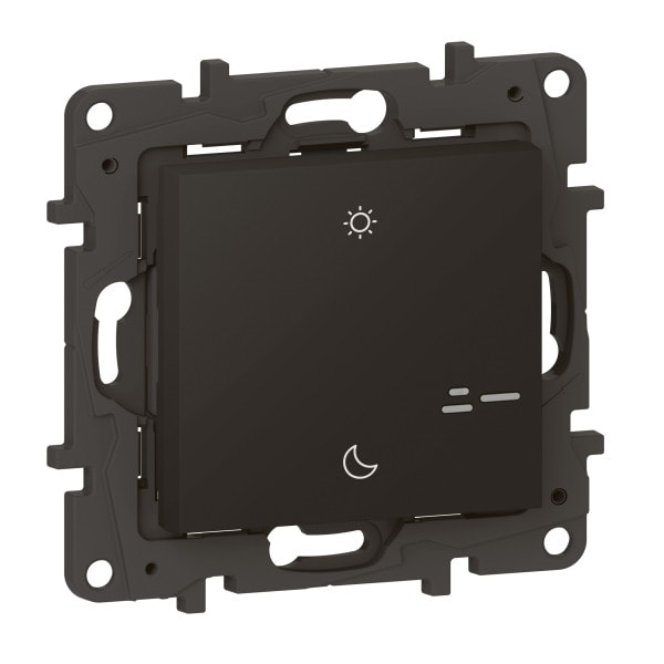 LEGRAND - Niloe Step with Netatmo Szenentaster 2-Fach, Farbe: Schwarz