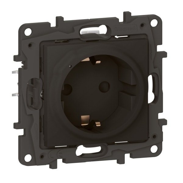 LEGRAND - Niloe Step with Netatmo Schuko-Steckdose, Farbe: Schwarz
