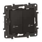 LEGRAND - Niloe Step with Netatmo Serienschalter 2 x 250W pro Kanal Farbe: Schwarz