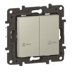 LEGRAND - Niloe Step with Netatmo Serienschalter 2 x 250W pro Kanal Farbe: Sand