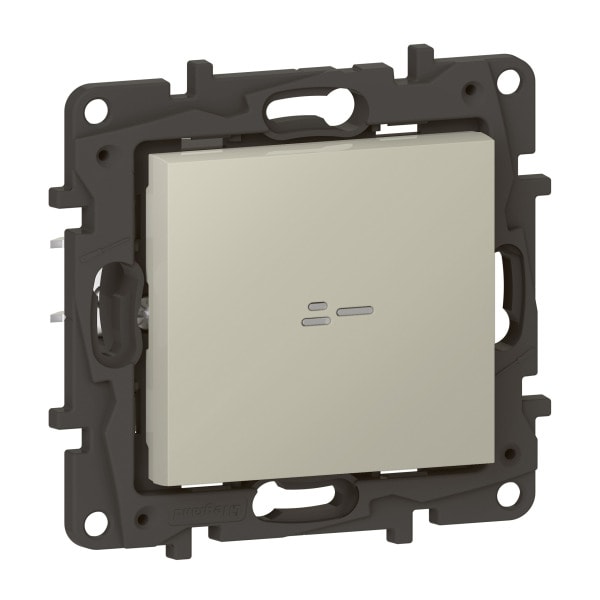 LEGRAND - Niloe Step with Netatmo Schalter/Dimmer mit Neutralleiter, Farbe: Sand