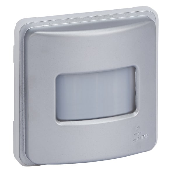LEGRAND - SOLIROC 3-Leiter Bewegungsmelder IP55/IK10, 120°, 500W LED, Farbe: Aluminium