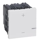 LEGRAND - MOSAIC 2-Leiter Universal-Tastdimmer, 125W LED, Farbe: Ultraweiß