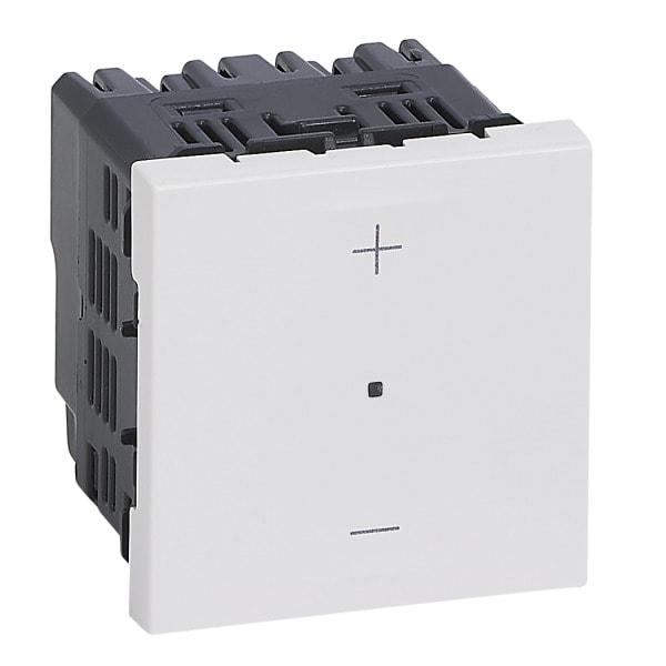 LEGRAND - MOSAIC 3-Leiter Universal-Tastdimmer, 150W LED, Farbe: Ultraweiß