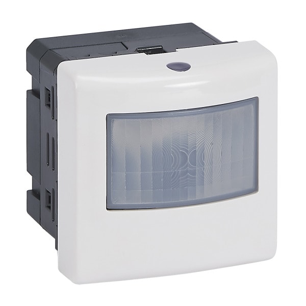 LEGRAND - MOSAIC 3-Leiter Bewegungsmelder, 170°, 500W LED, Farbe: Ultraweiß