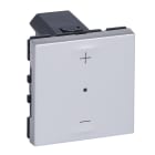 LEGRAND - MOSAIC 3-Leiter Universal-Tastdimmer, 150W LED, Farbe: Aluminium