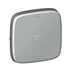 LEGRAND - VALENA ALLURE Abdeckung für 3-Leiter-Dimmer (mit N-Leiter), Farbe: Aluminium
