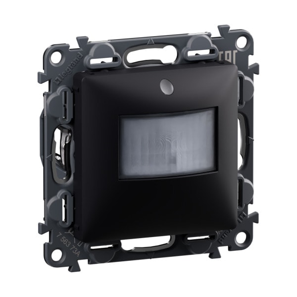 LEGRAND - VALENA LIFE 3-Leiter Bewegungsmelder, 170°, 100W LED, Farbe: Schwarz