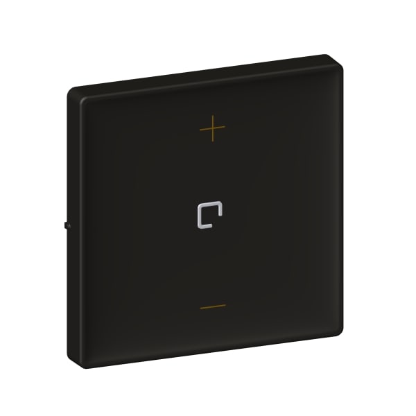 LEGRAND - VALENA LIFE Abdeckung für 3-Leiter-Dimmer mit N-Leiter, Farbe: Schwarz