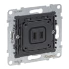 LEGRAND - SEANO Einsatz 2-fach USB-Ladesteckdose Typ C+C mit Ladestrom 3 A bei 5 V