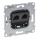 LEGRAND - SEANO Einsatz Datendose 2 x RJ45, Kat. 5e, UTP, ungeschirmt
