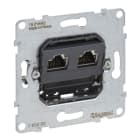 LEGRAND - SEANO Einsatz Datendose 2 x RJ45, Kat. 6A, STP, geschirmt