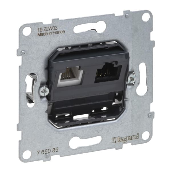 LEGRAND - SEANO Einsatz Datendose RJ11+RJ45 Kat. 6 UTP